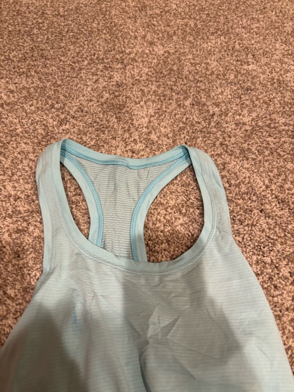 lululemon athletica Light Blue Racerback Tank